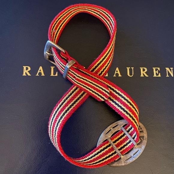 Rugby by Ralph Lauren Crystal Embellished Logo Plaque Ribbon Wrap Bracelet - Picture 6 of 17
